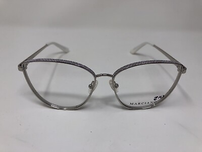 #ad Guess Marciano Eyeglasses Frame GM0345 010 54 14 140 White Silver Metal AC56 $42.25