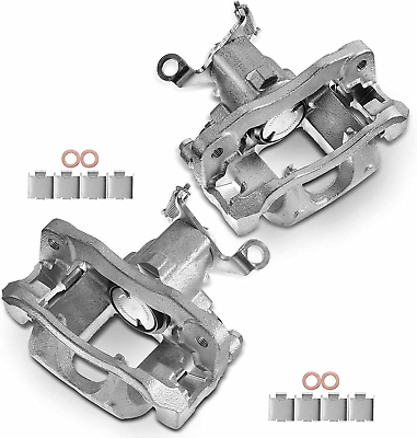 #ad A Premium Disc Brake Caliper Assembly with Bracket Compatible with Select Dodge $155.99