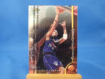 Tracy McGrady Finest 1998 99 With Protective Coating Peel Unpeeled $7.64