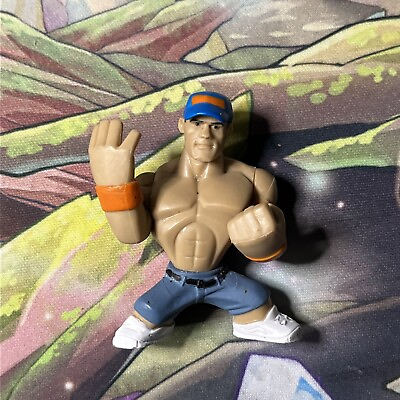 #ad 2011 John Cena Red Can#x27;t See Me Blue Version WWE Rumblers 2.25quot; Mini Figure $9.99