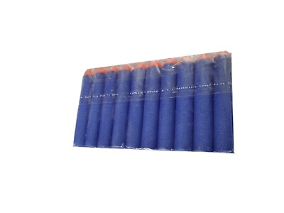 #ad Darts 10 Count Pack Blue with Orange Tips 3quot; Long Refill for Select Nerf $5.79
