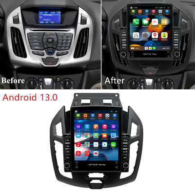 #ad 9.7quot; Android 13 Stereo Radio GPS Wifi For Ford Transit Connect 2014 2018 Carplay $240.11