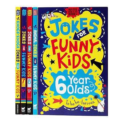 #ad Buster Laugh a lot Series Collection 5 Joke Books Set Ages 7 9 Paperback $29.99