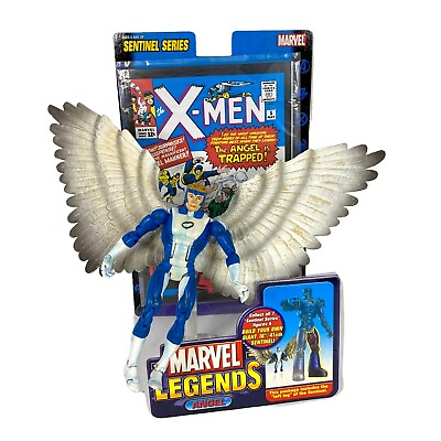 #ad Marvel Legends Sentinel Series Angel Blue Variant Figure Complete with Comic C $44.99