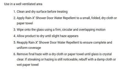 #ad Rain X 630023 Shower Door Water Repellent 16 fl. oz. $19.35