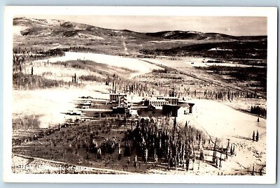 #ad Fairbanks Alaska AK Postcard RPPC Photo University Of Alaska Aerial View c1940#x27;s $29.95