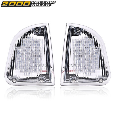 #ad 1Pair Clear LED Turn Signal Lights Fit For 86 08 KW Kenworth K300 T300 T330 T600 $36.83