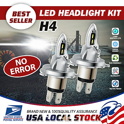 #ad H4 HB2 9003 LED Headlight Kit CSP High Low Beam 16000LM 50W Bulbs CANBUS $19.29