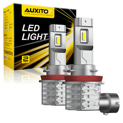 #ad AUXITO Fog LED Driving Light H11 H8 H16 Super White Bright Bulbs Fanless M4 $20.99