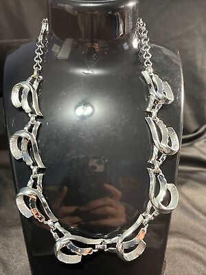 #ad silver necklace $7.00