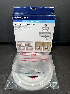 #ad Westinghouse 01011 Recessed Can Light Converter for Hanging Light Fixtures $24.99