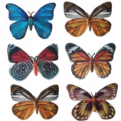 #ad 5d Painting Wall Decor Sticker 12 Butterfly Home Kit Diy Paint Pasted Art Stitch $18.98