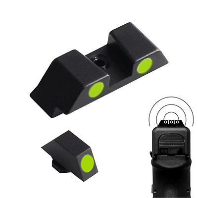 #ad Glow In The Dark Night Sights For GLOCK 17 19 22 23 24 26 27 33 35 37 38 39 44 $11.99