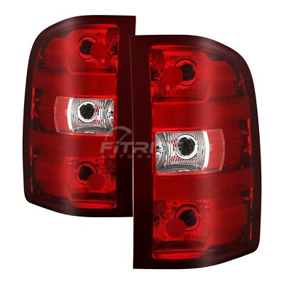 #ad New Set Of Two Tail Lamp Assembly Fits Chevrolet Silverado 2500 Hd 07 14 4 Door $101.48