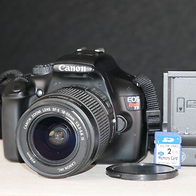 #ad Canon EOS Rebel T3 Digital SLR Camera Black DS126291 with EFS 18 55mm Lens W 2GB $159.99