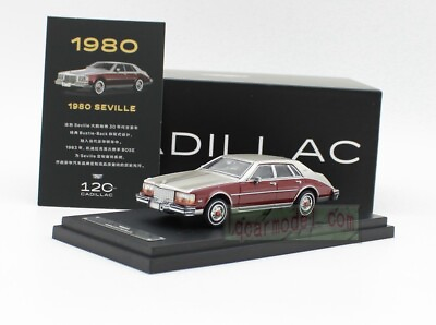 #ad 1:64 Cadillac 120th Anniversary Classic Collection 1980 Cadillac Seville model $41.39
