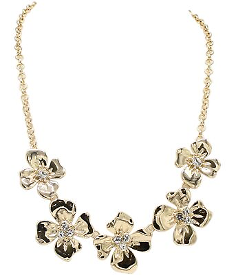 #ad Banana Republic Womens Flowers Necklace Chain 20 in. $20.60