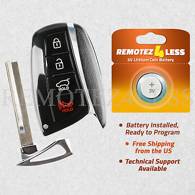 #ad For 2015 Replacement Hyundai Genesis Smart Remote Car Key Fob Keyless Entry 4b $39.95