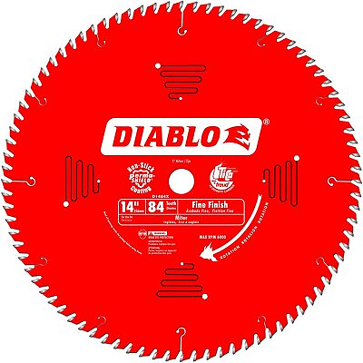 #ad Diablo Genuine 14quot; x 84 Tooth Fine Finish Saw Blade D1484X $79.95