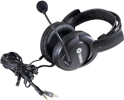 #ad NEW Yamaha CM500 Headset with Built In Microphone Black $50.00