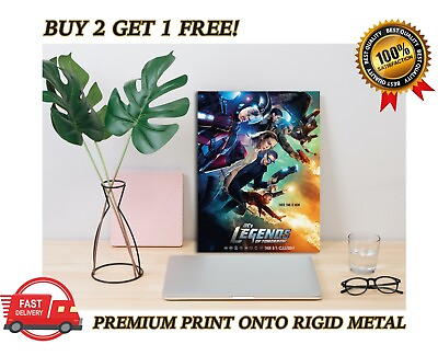 #ad DC Legends of Tomorrow METAL Poster Art Print Plaque Gift GBP 12.95