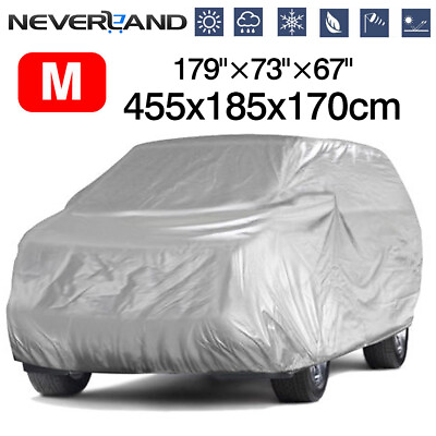 #ad Universal Full SUV Cover All Weather Protection Dust UV Breathable Fit Small Car $27.99
