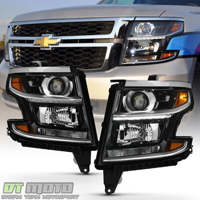 #ad 2015 2020 Chevy Tahoe Suburban Factory Style LED DRL Headlights Headlamps $208.99