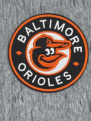#ad BALTIMORE ORIOLES EMBROIDERED IRON ON PATCH APPROX. 3.0” DIAMETER FREE SHIPPING $4.99
