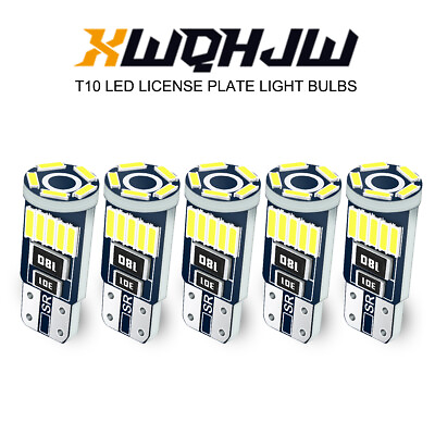 #ad 5X T10 194 LED Bulbs for Instrument Panel Gauge Cluster Dash Light 168 2825 $9.99