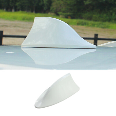 #ad For Ford Escape 2013 2019 Oxford White Painted Shark Fin Antenna Receiver Trim $29.43