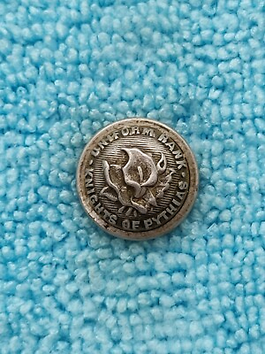 #ad Vintage Knights Of Pythias Uniform Button EA Armstrong B10 $9.09