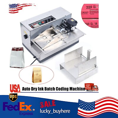 #ad MY 380F Automatic Ink Wheel Marking Machine Ink Coding Machine For Date Printing $297.35