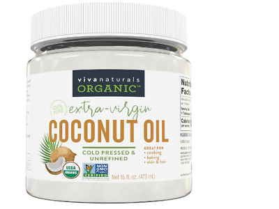 #ad Viva Naturals Organic Extra Virgin Coconut Oil 16 Ounce $17.99