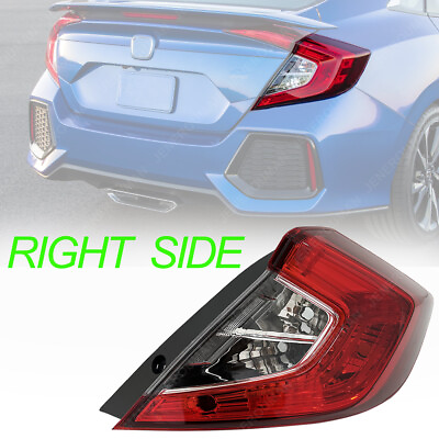 #ad Sedan Only Outer Tail light For 2016 21 Honda Civic Rear Lamp Right RH W O Bulb $62.00