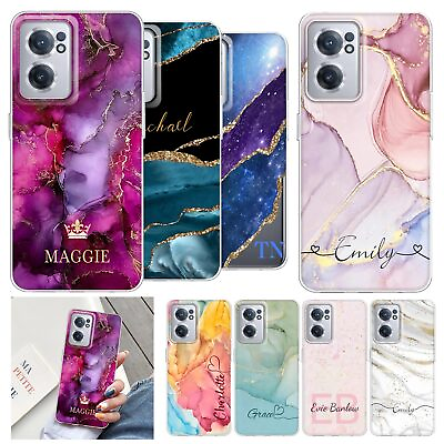 #ad Personalized Case For OnePlus Nord CE 2 N20 N300 10 Pro 9 8T Marble Phone Cover $6.17