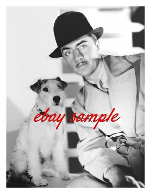 #ad WILLIAM POWELL amp; ASTA DOG PHOTO from the 1934 movie THE THIN MAN $7.99