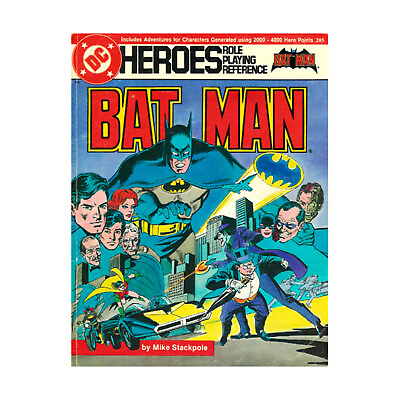 #ad Mayfair DC Heroes Batman Sourcebook 1st Ed SW $20.95