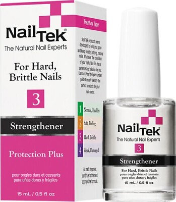 #ad Nail Tek Protection Plus 3 For Hard Brittle Nails 55809 COMBINED SHIPPING $3.79
