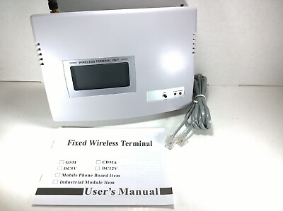 #ad GSM 2G 3G Fixed Wireless Terminal Cell Point Mobile to Landline ALARM SYSTEM $24.99