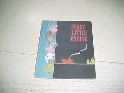 #ad 1950 Perky Little Engine Book Margaret Friskey Childrens Press Vintage bkrmts $11.16