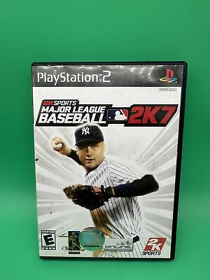 #ad Playstation 2 PS2 Major League Baseball 2K7 Video Game Complete with Manual $8.99