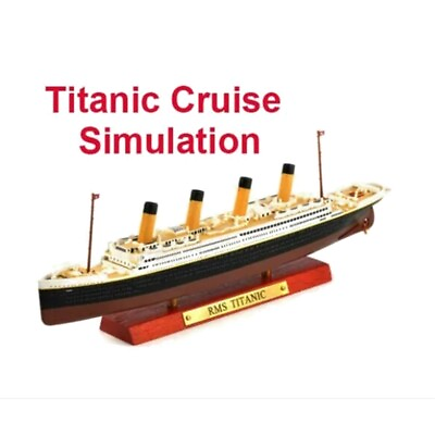 #ad Atlas 1:1250 Collectible Rms Titannic Cruise Ship Model Toy Alloy Boat Replica $62.95