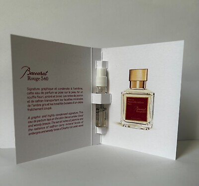 #ad Maison Francis Kurkdjian Baccarat Rouge 540 EDPVial Spray 2ml New $14.99