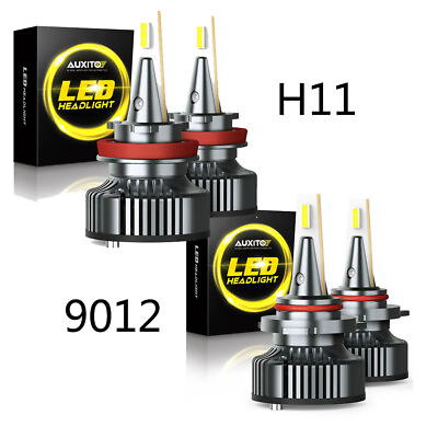 #ad 9005 H7 Combo LED Headlight Bulbs For Mazda 3 2004 2006 Protege 5 2002 2003 2 4x $7.99