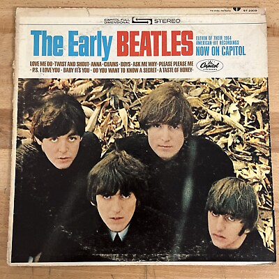 #ad The Beatles “The Early Beatles” Stereo LP Capitol ST 2309 Vinyl Apple Label $18.99