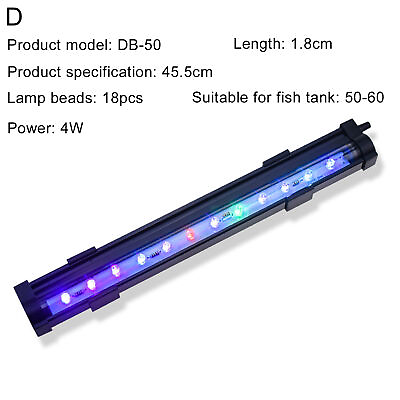 #ad Decor Lamp Color Change Flashing Aquarium Diving Light Aquarium Decor $9.73