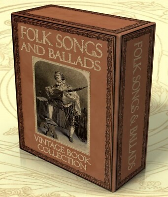#ad FOLK SONGS amp; BALLADS 109 Vintage Books on DVD Traditional Music Sheet Music GBP 7.09
