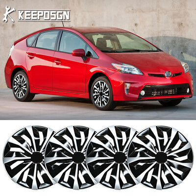 #ad For Toyota Prius C 15 inch Wheel Rim Cover Hubcaps R15 Tire STEEL Wheel Hub Caps $71.79