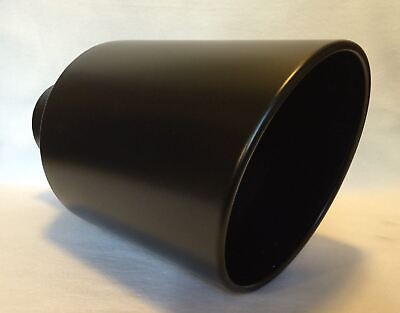 #ad FLAT BLACK 4quot; INLET 10quot; OUTLET 18quot; LONG DIESEL EXHAUST TIP FORD DODGE CHEVY $134.96