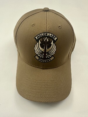 #ad The Corps Molon Labe Soccent Logo Beige Baseball Cap Hat One Size $29.99